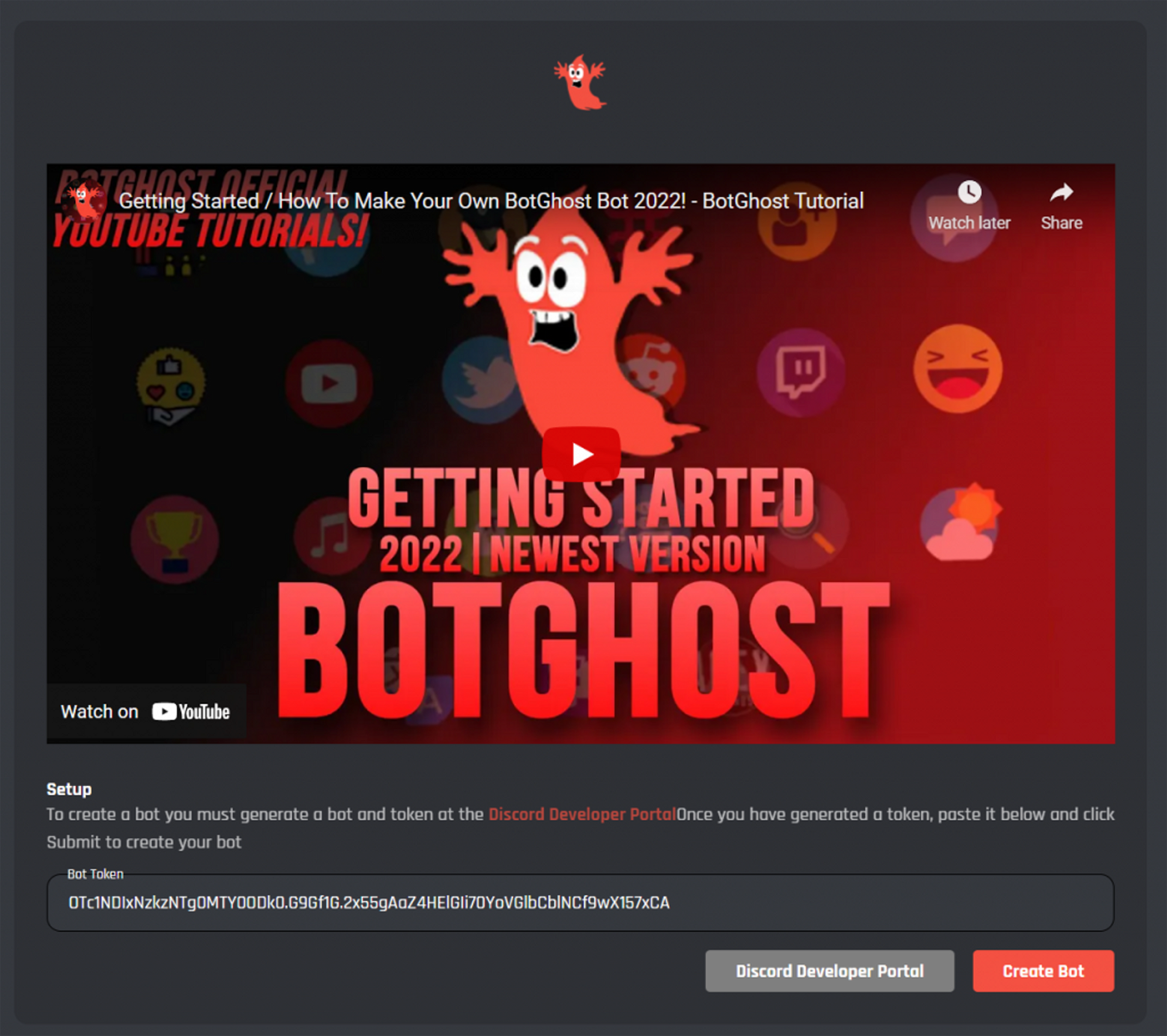 How to Create Discord Bot Application, Bot Token, and Bot Invite link using  Developer Portal 