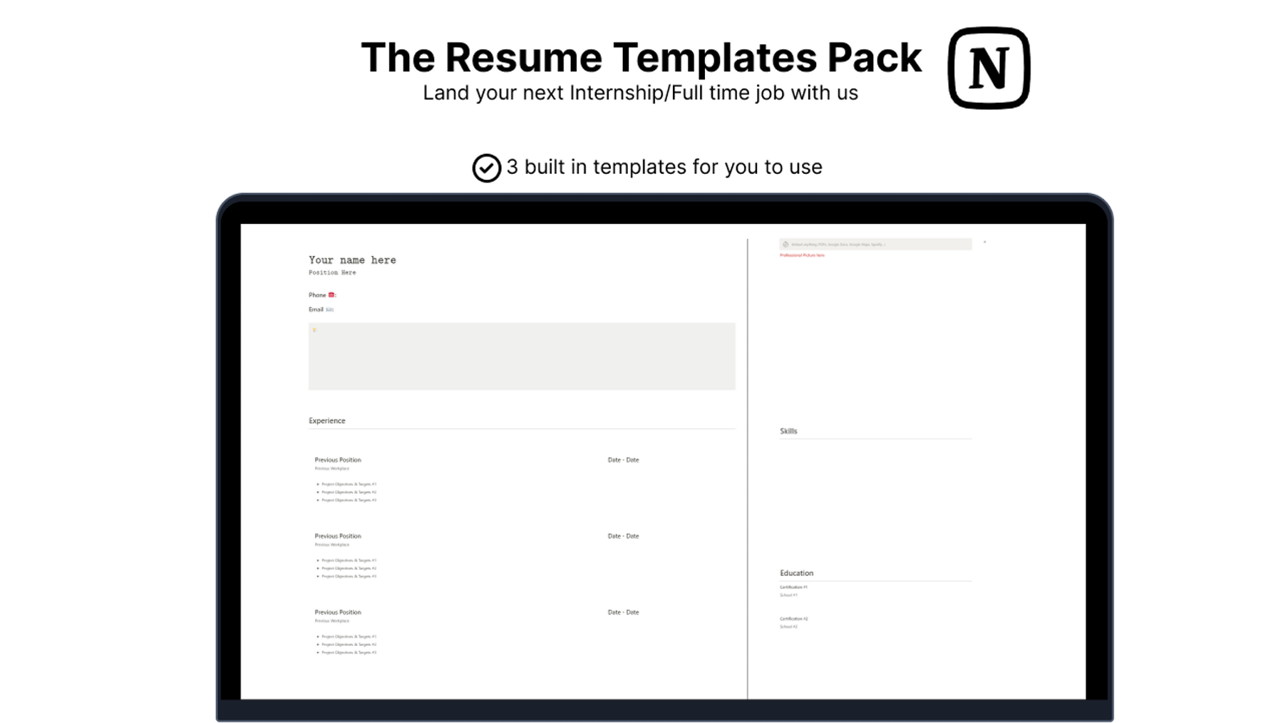 Resume Templates Most Effective