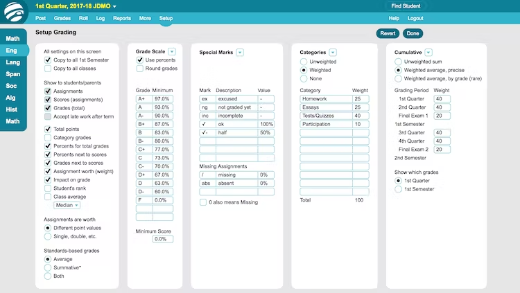 7 Best Free Online Gradebook for Teachers