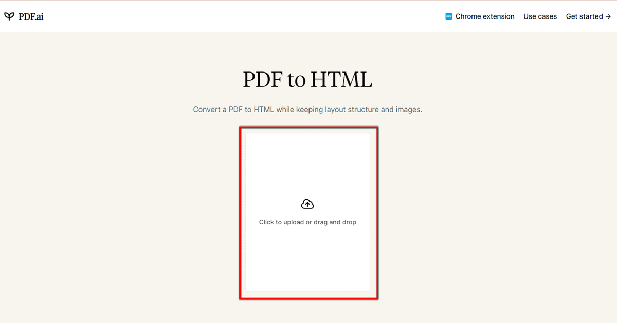 PDF to HTML