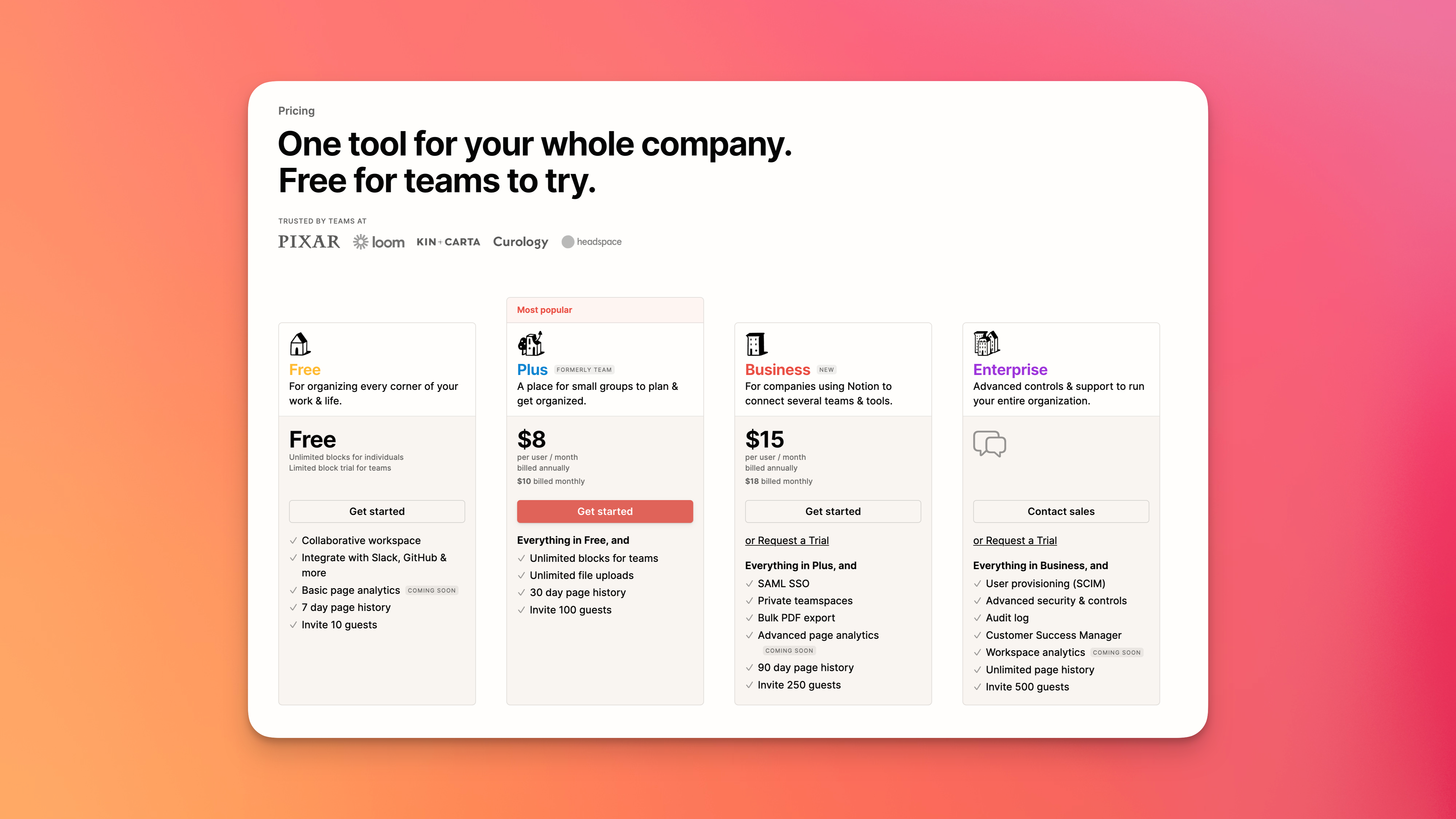 Notion Pricing 2023 How much does it cost? Plans, Teams, Free, vs Paid