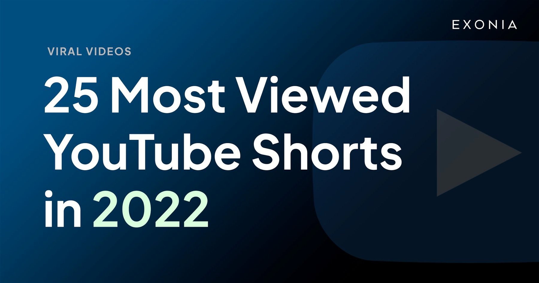 Top 25 Most Viewed Viral YouTube Shorts (2022)