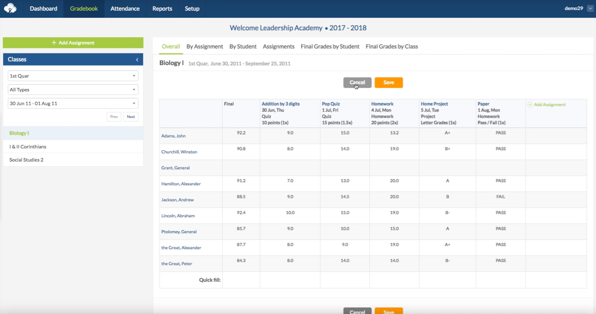 7 Best Free Online Gradebook for Teachers
