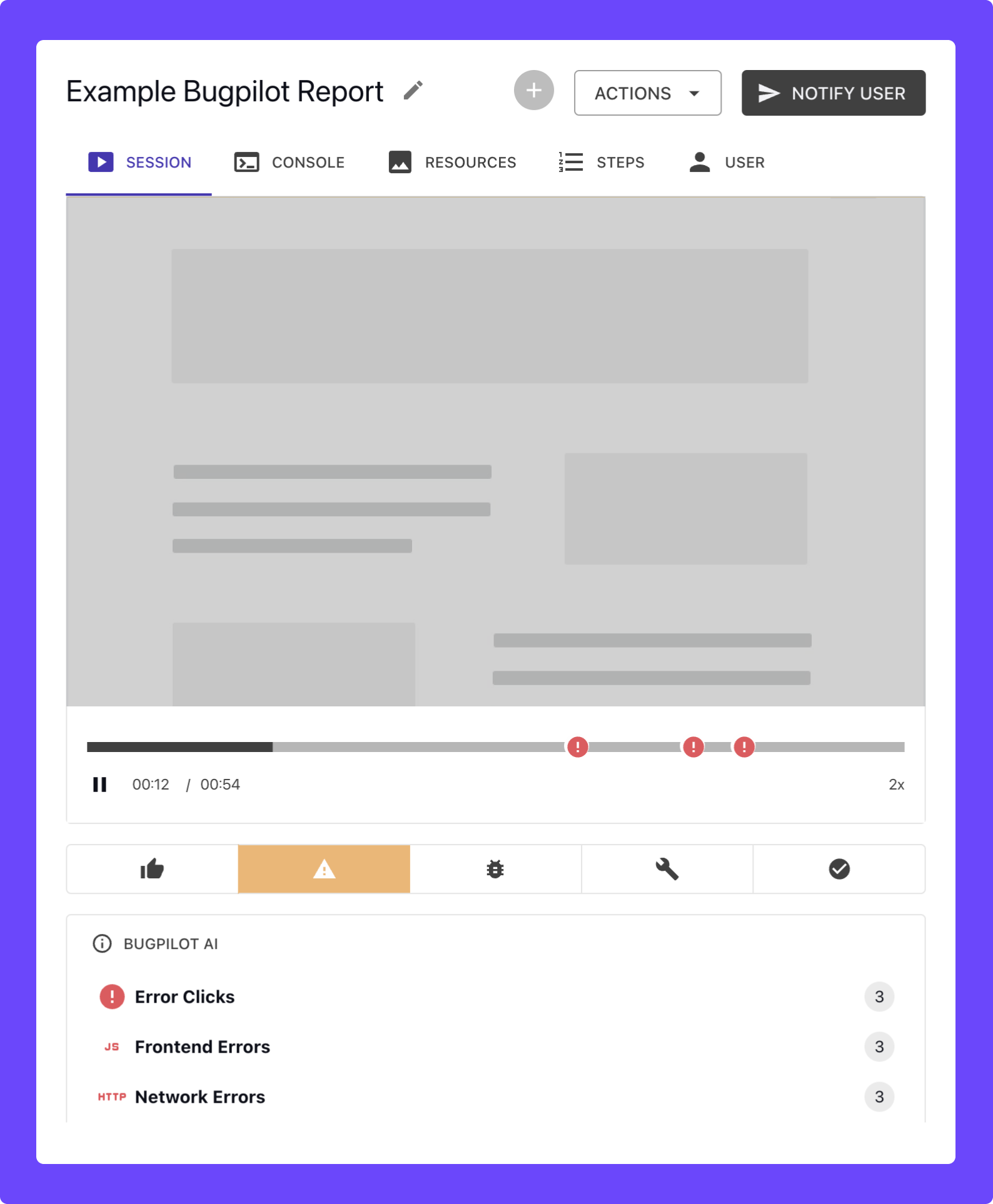 Bug report template examples & how to create your own bug report