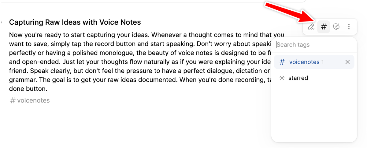 Convert Voice Memo to Text with Voicenotes