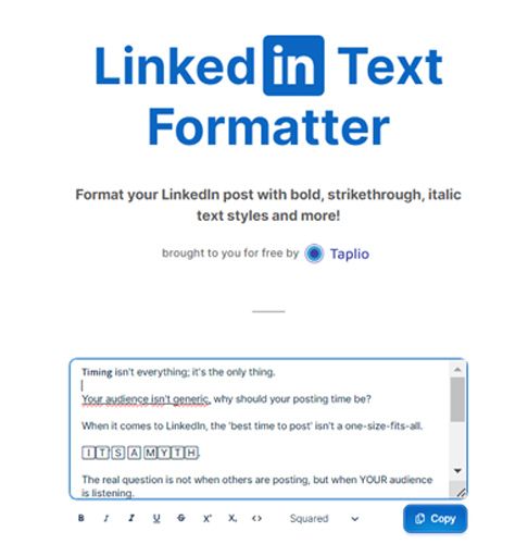 Linkedin Text Generator 13 Free LinkedIn Tools for your Success in 2024