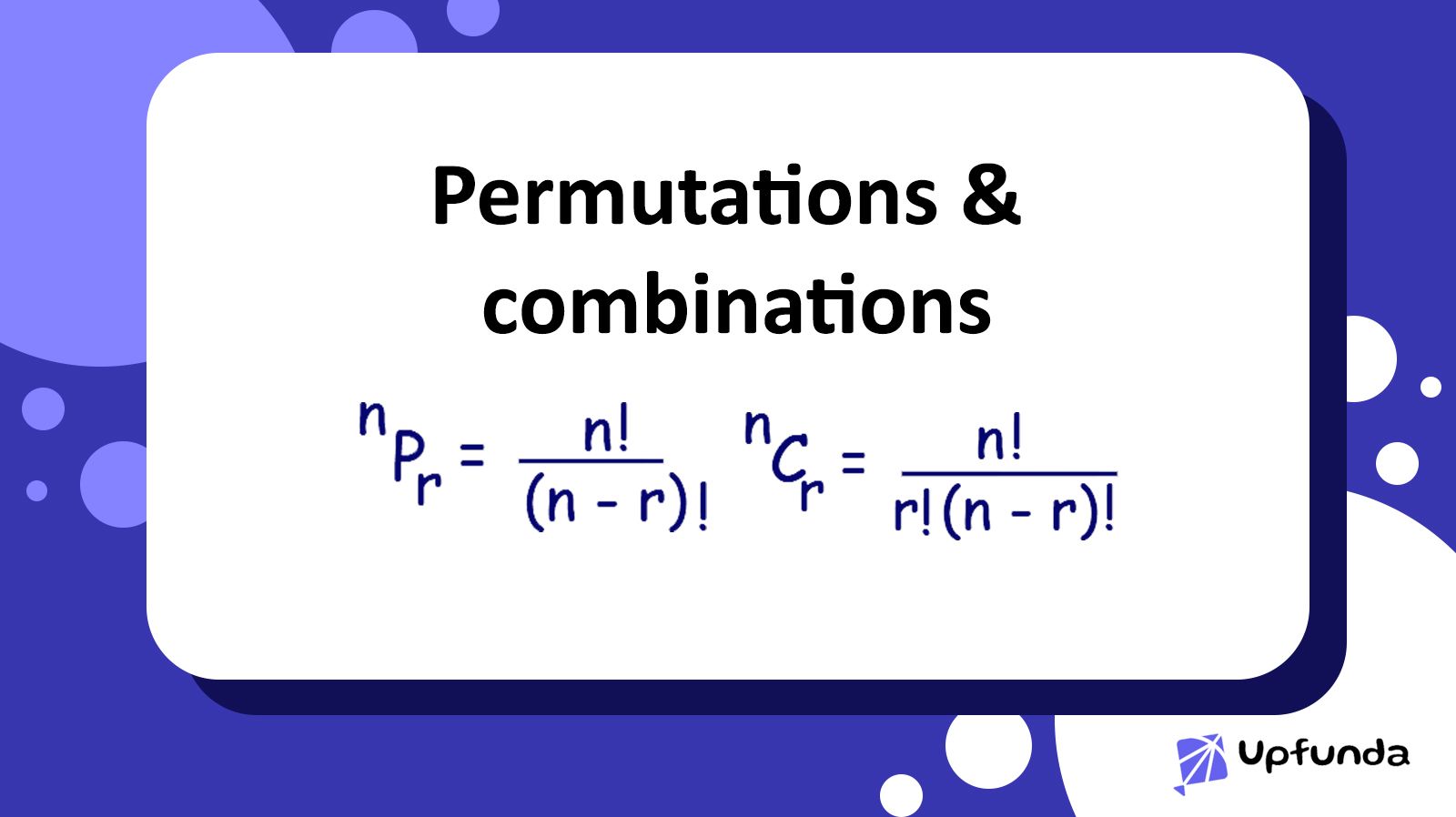Permutations and Combinations in Maths
