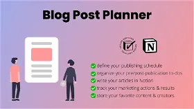 Blog Post Planner [Notion]