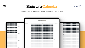 Stoic Life Calendar