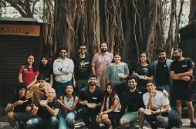 GrowthX members on at a morning breakfast post a walk in the Cubbon park, Bengaluru.