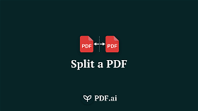 Split a PDF