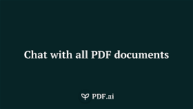 Chat with all of your PDF documents