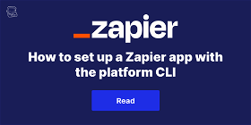 How to set up a Zapier app with the platform CLI