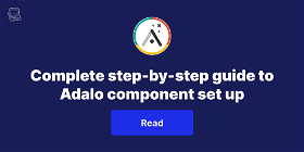 How to set up an Adalo component