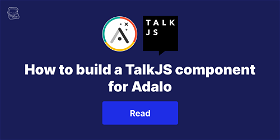 How to build a cross-platform TalkJS chat component for Adalo