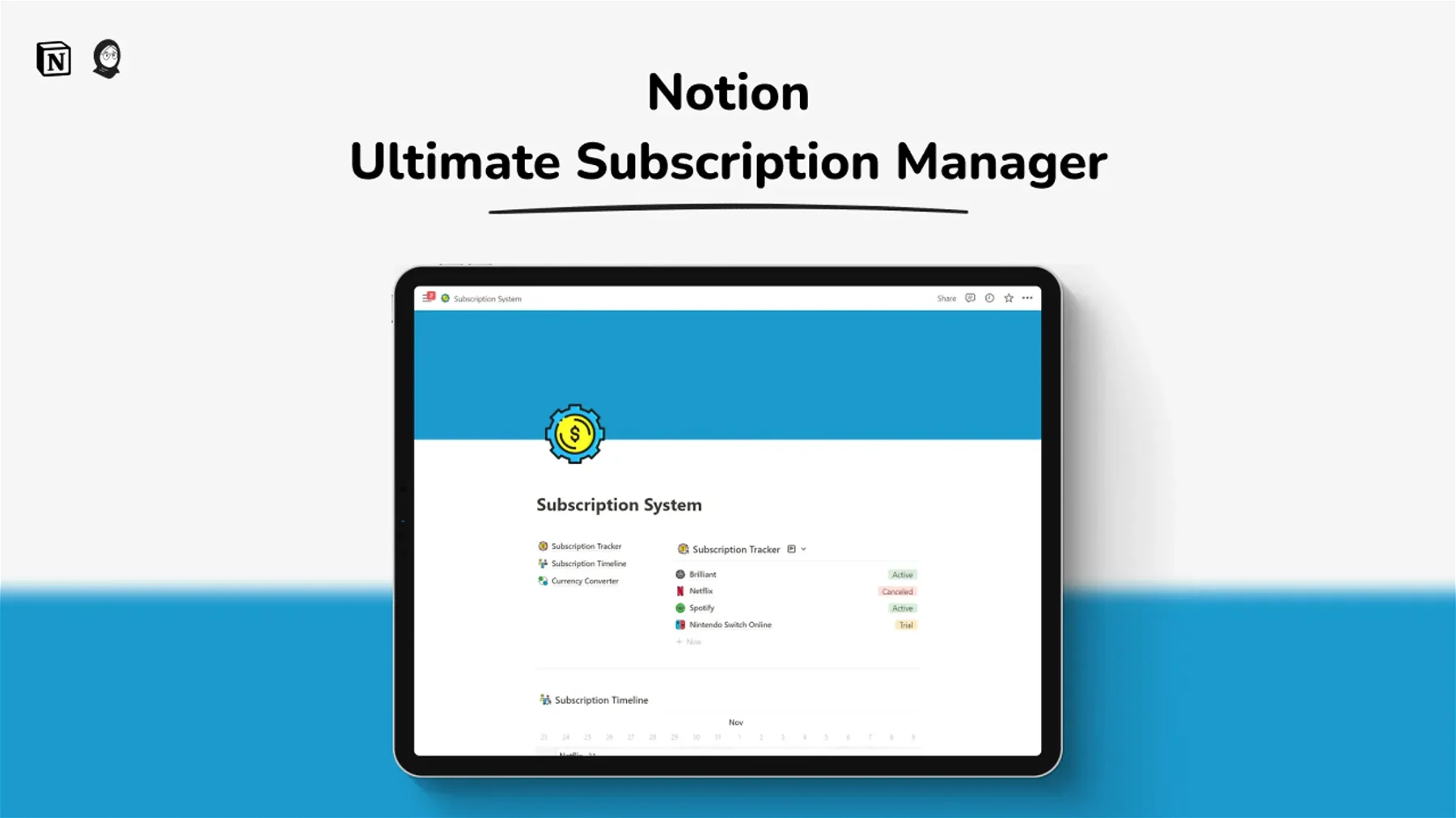 Notion Ultimate Subscription Manager
