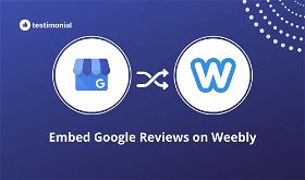 How to embed Google reviews on Weebly