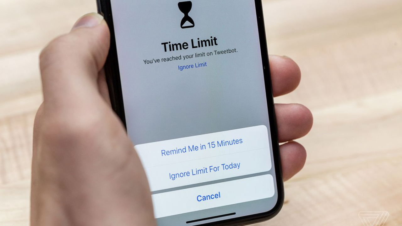 Set time limits for social media apps
