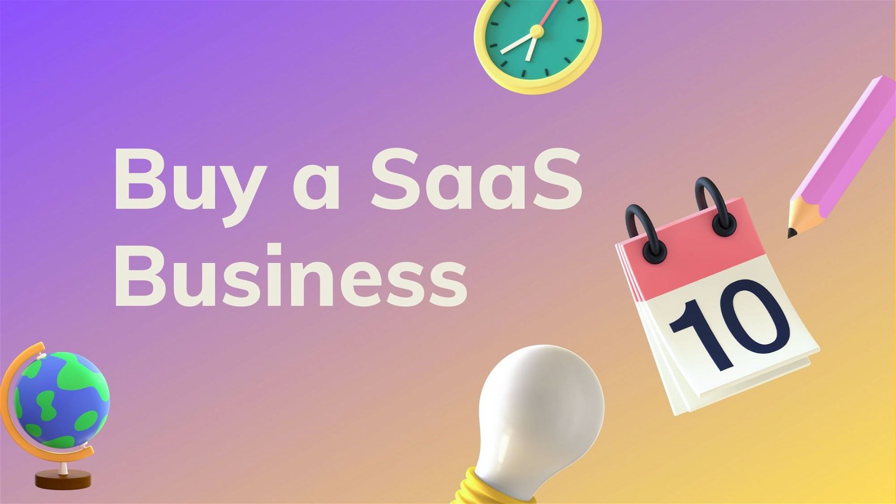 Buy a SaaS Business 