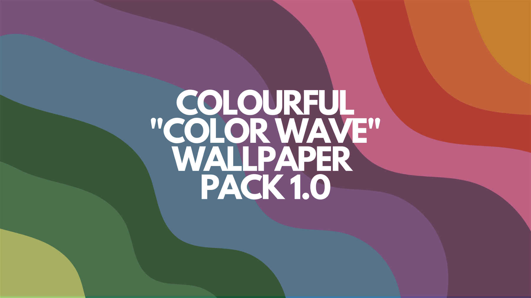 Studies show that the 10 Colourful “Color Wave” Wallpaper Pack 1.0 can improve your mood