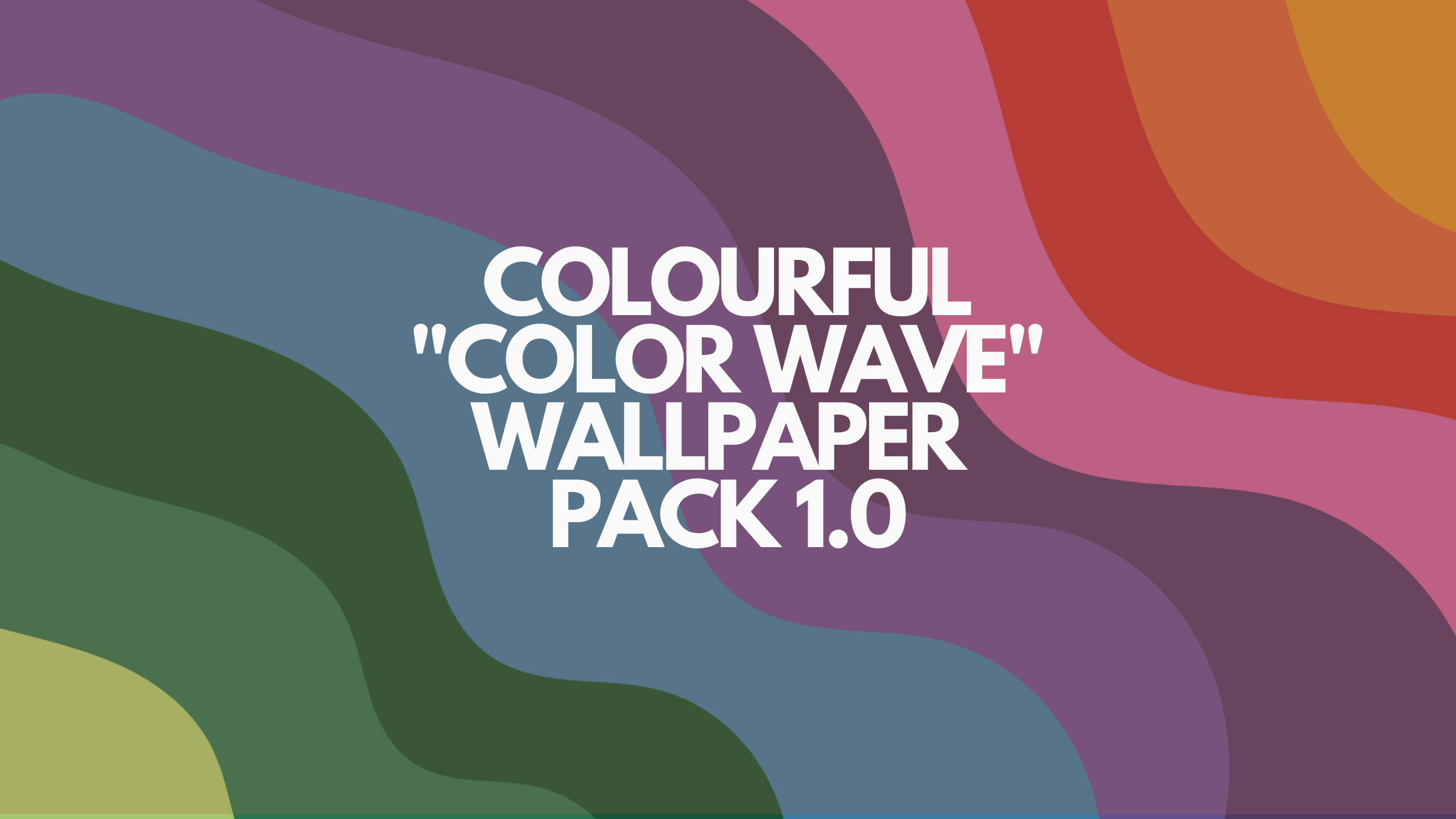 Studies show that the 10 Colourful “Color Wave” Wallpaper Pack 1.0 can improve your mood