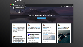 How Superhuman put the wall of love on its own page?