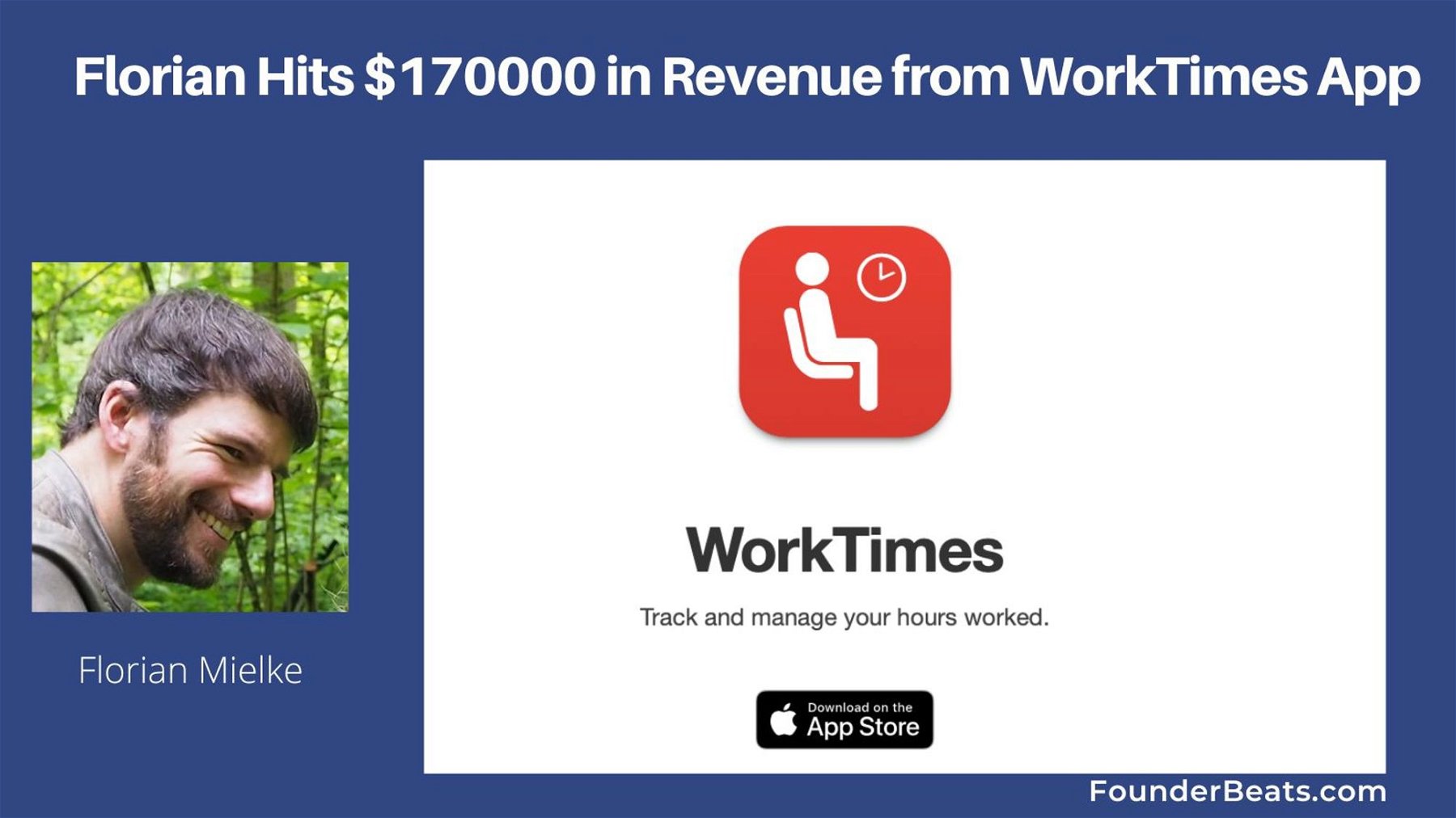 Florian Hits $170000 in Revenue from WorkTimes App