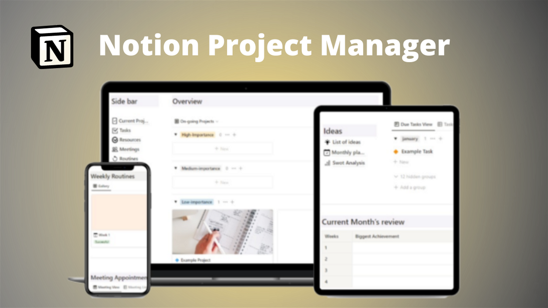 The All-In-One Notion Project Manager