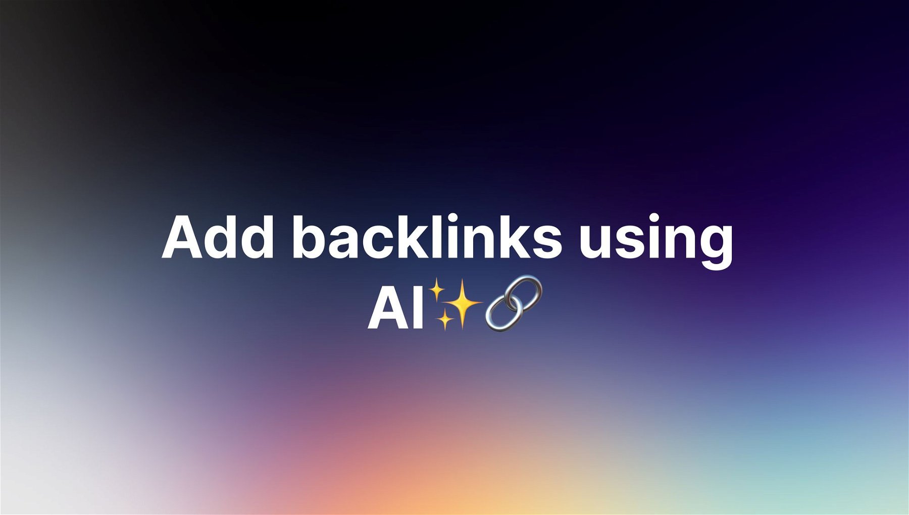 Reflect Updates: Add backlinks using AI 