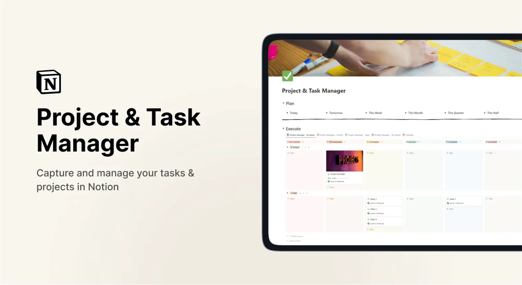 Simple Project & Task Manager
