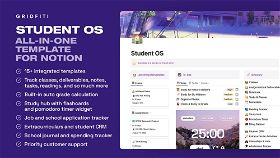 Student OS: All-in-One Notion Student Template