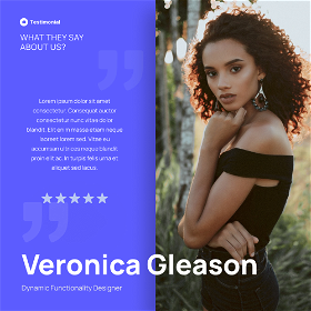Free Testimonial Template available on Figma