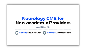 Neurology CME for non-academic Providers