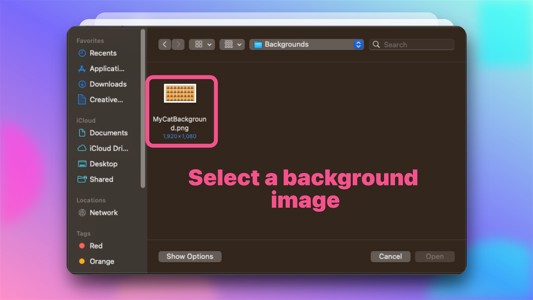 The background uploader is easy to use. Select the image option from the dropdown menu under background styling options. Then, choose your background from the files on your computer to upload it to your form!