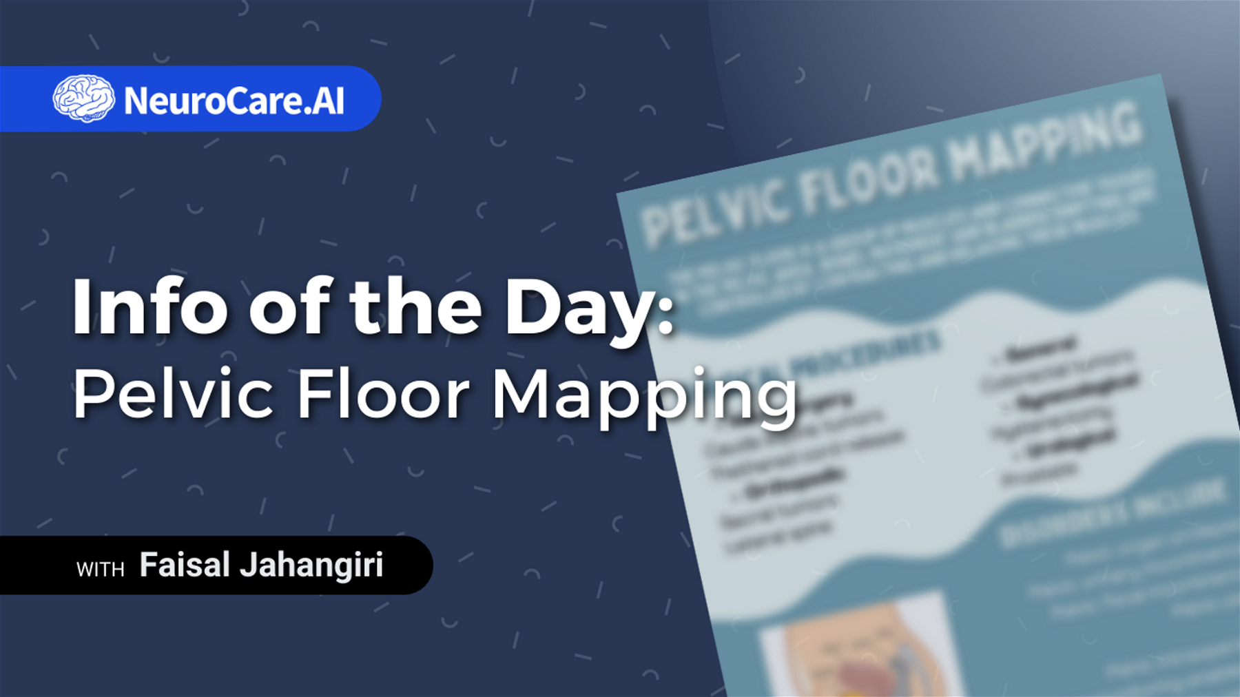 Info of the Day: "Pelvic Floor Mapping"
