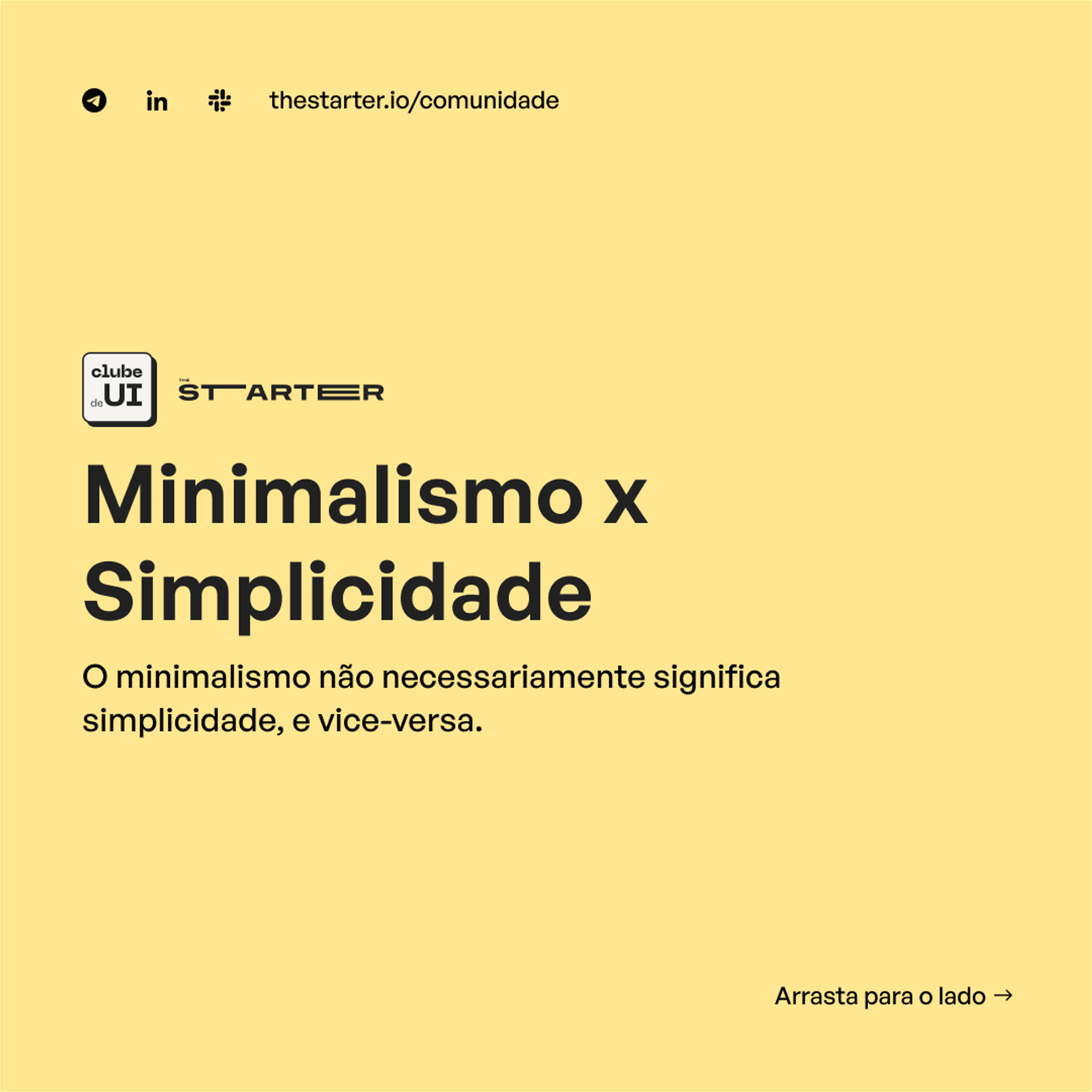 Minimalismo x Simplicidade