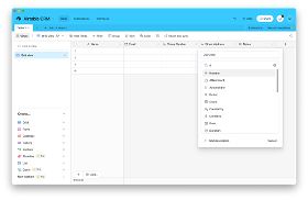 Add fields for everything you want to track in your Airtable CRM