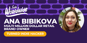 Million dollar retail entrepreneur turned indie hacker.