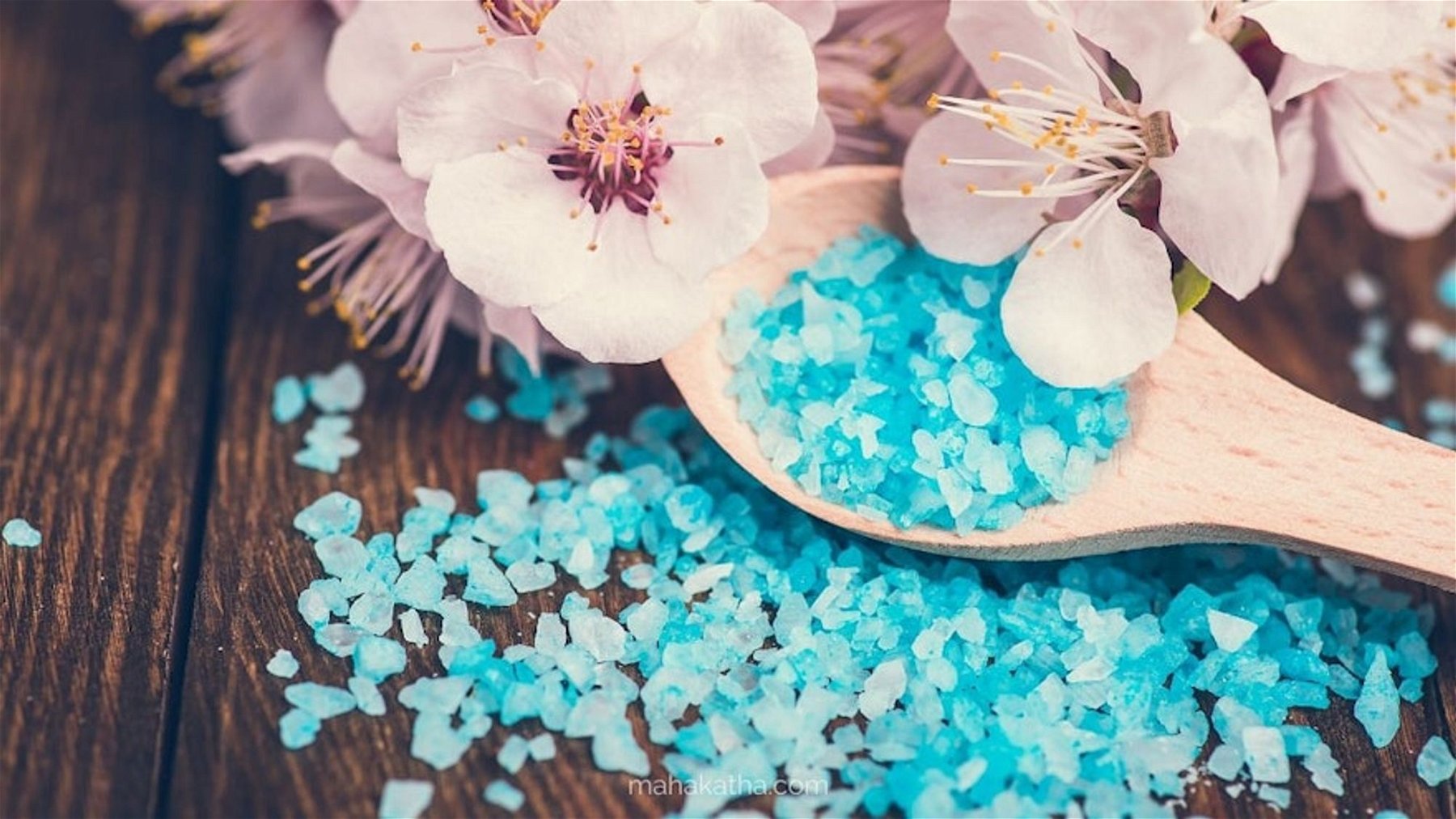 Cleansing negative energy with sea salt