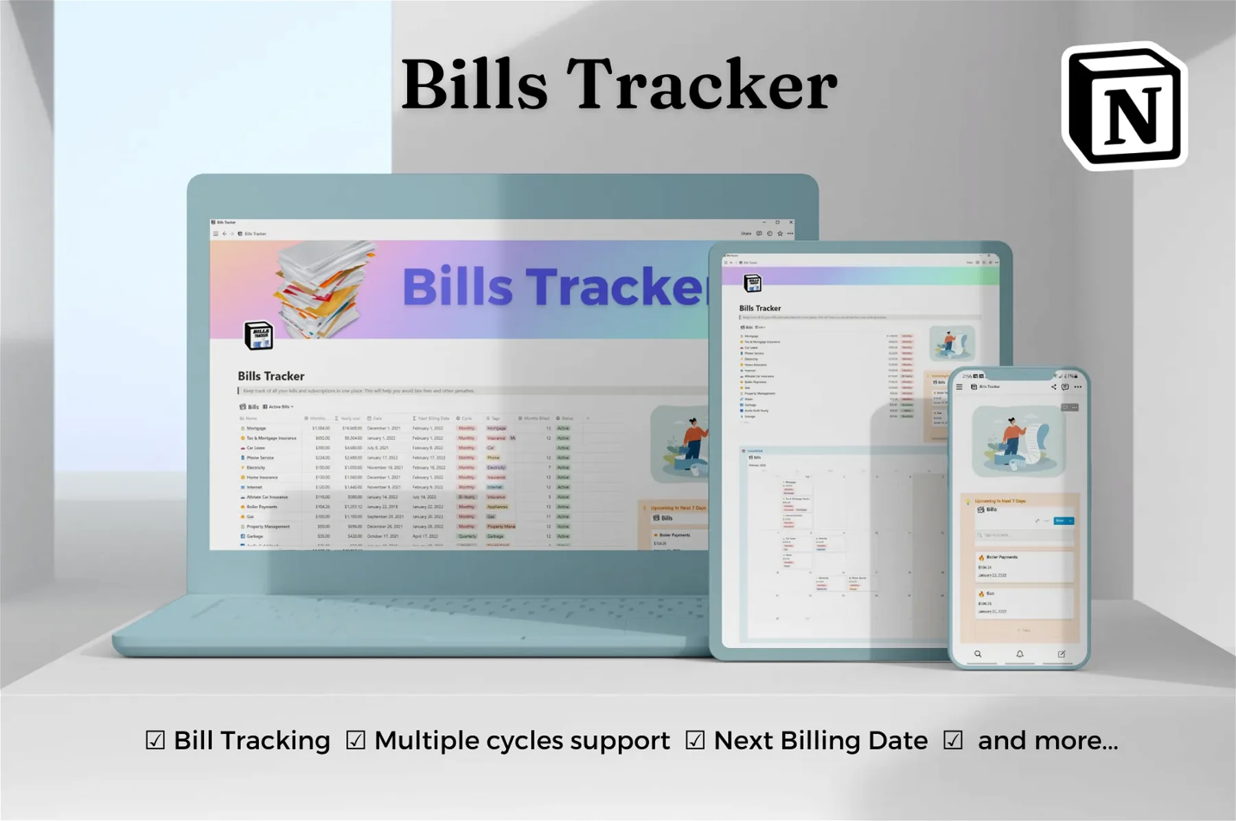 Bill Tracker - ProfitPlannerX OS
