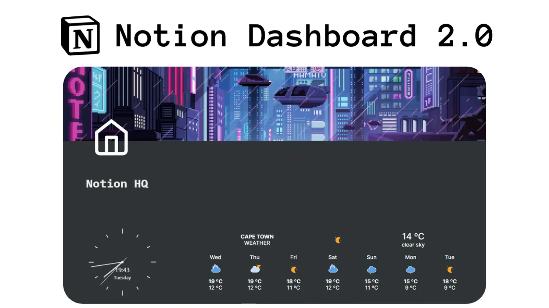 Notion HQ Dashboard