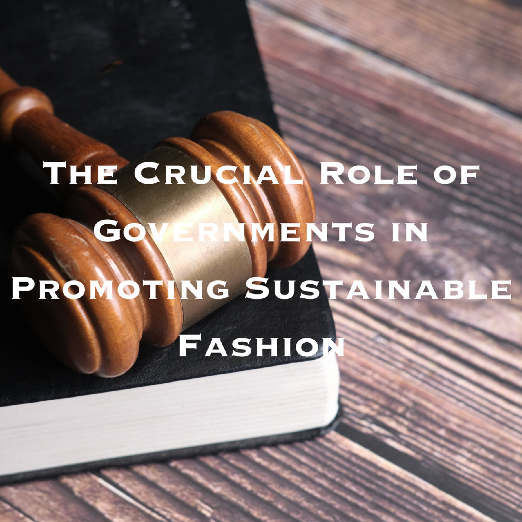 Driving Change: The Crucial Role of Governments in Promoting Sustainable Fashion