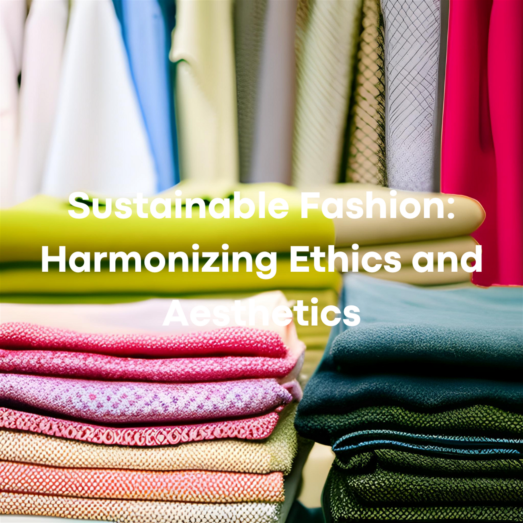 Sustainable Fashion: Harmonizing Ethics and Aesthetics
