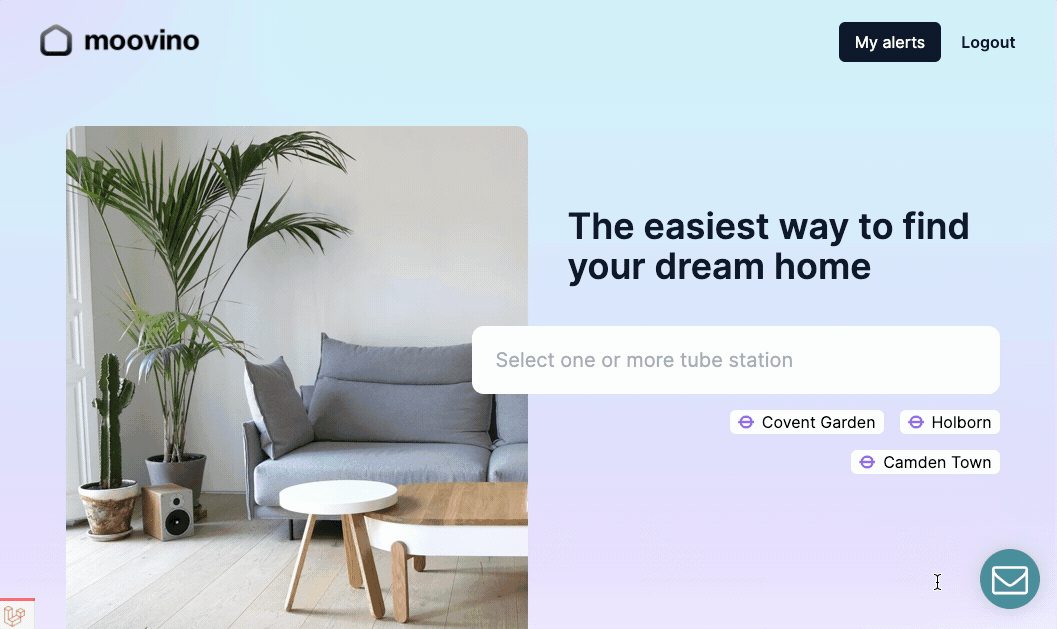 Creating a chat bot to help you find your dream home