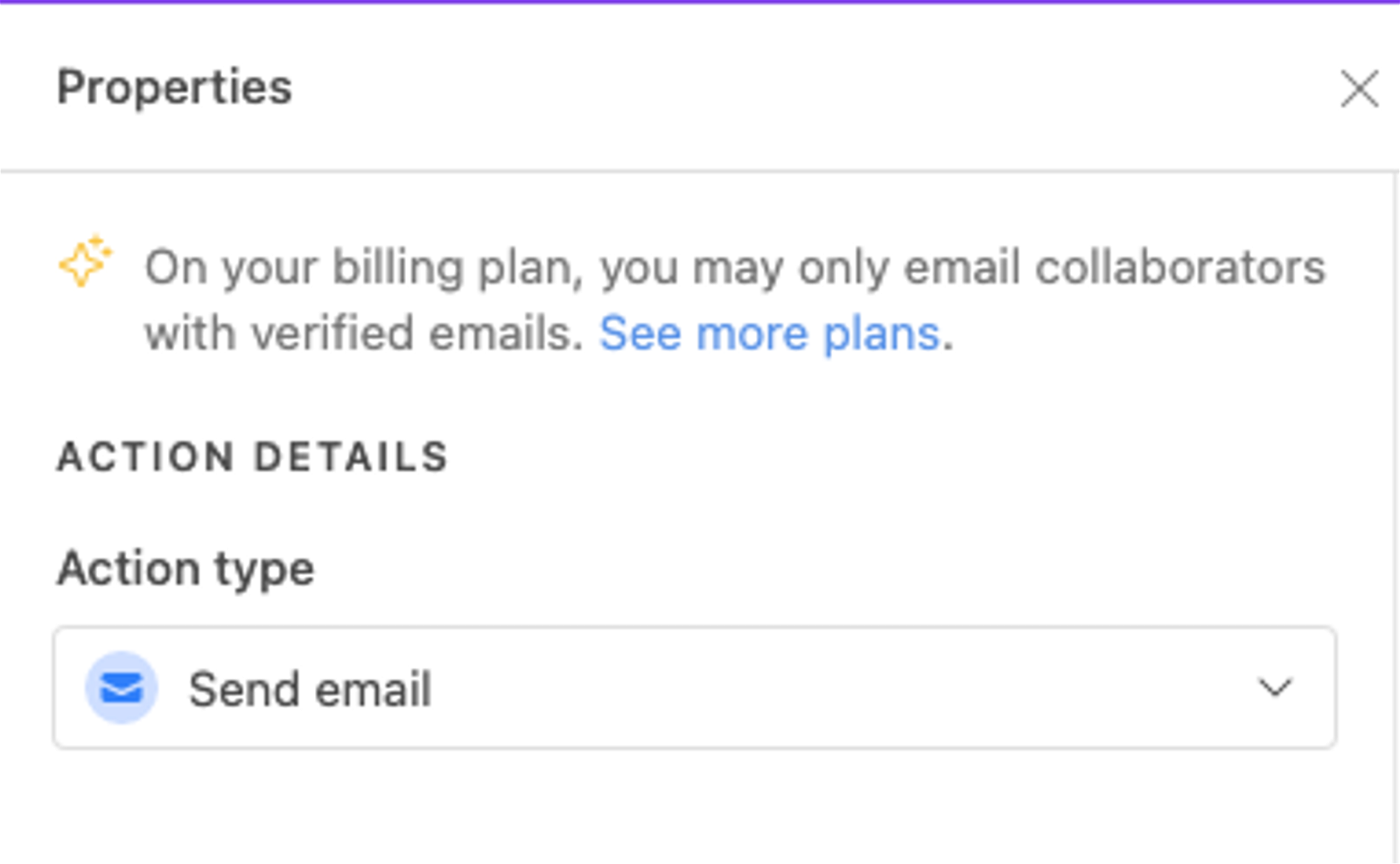 Send email is unusable for free plan