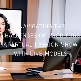Behind the Screens: Navigating the Challenges of Producing a Virtual Fashion Show with Live Models