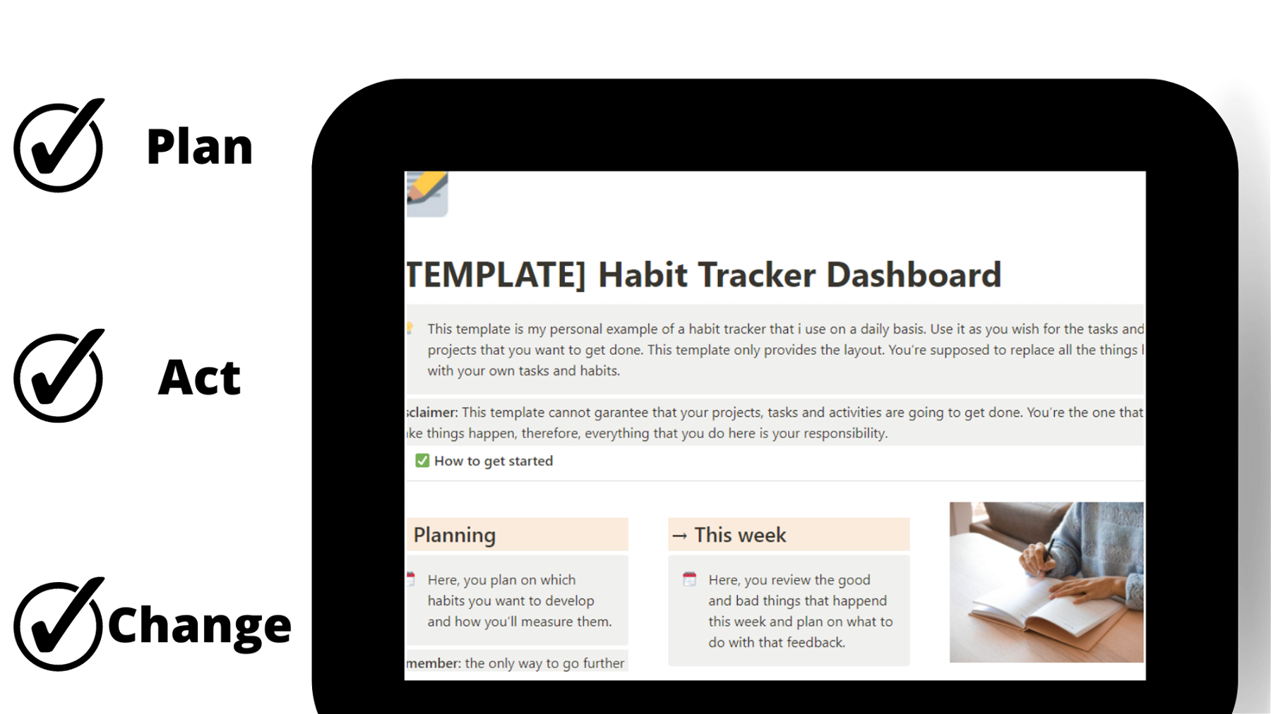 Simple Notion Habit Tracker