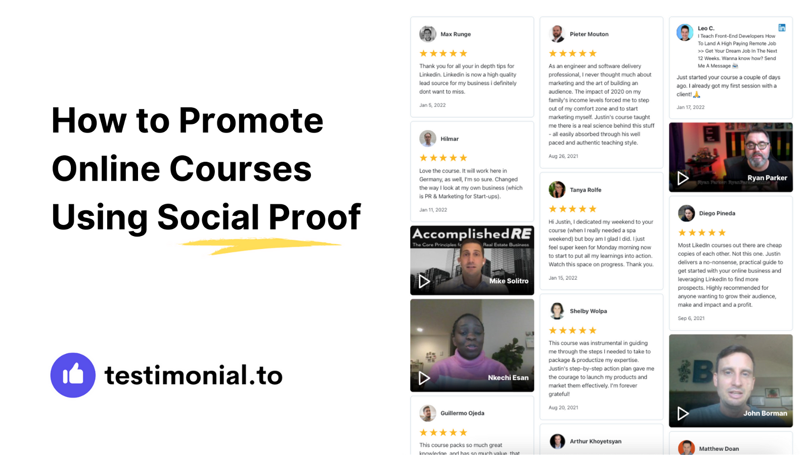 Why and How to Promote Online Courses Using Social Proof