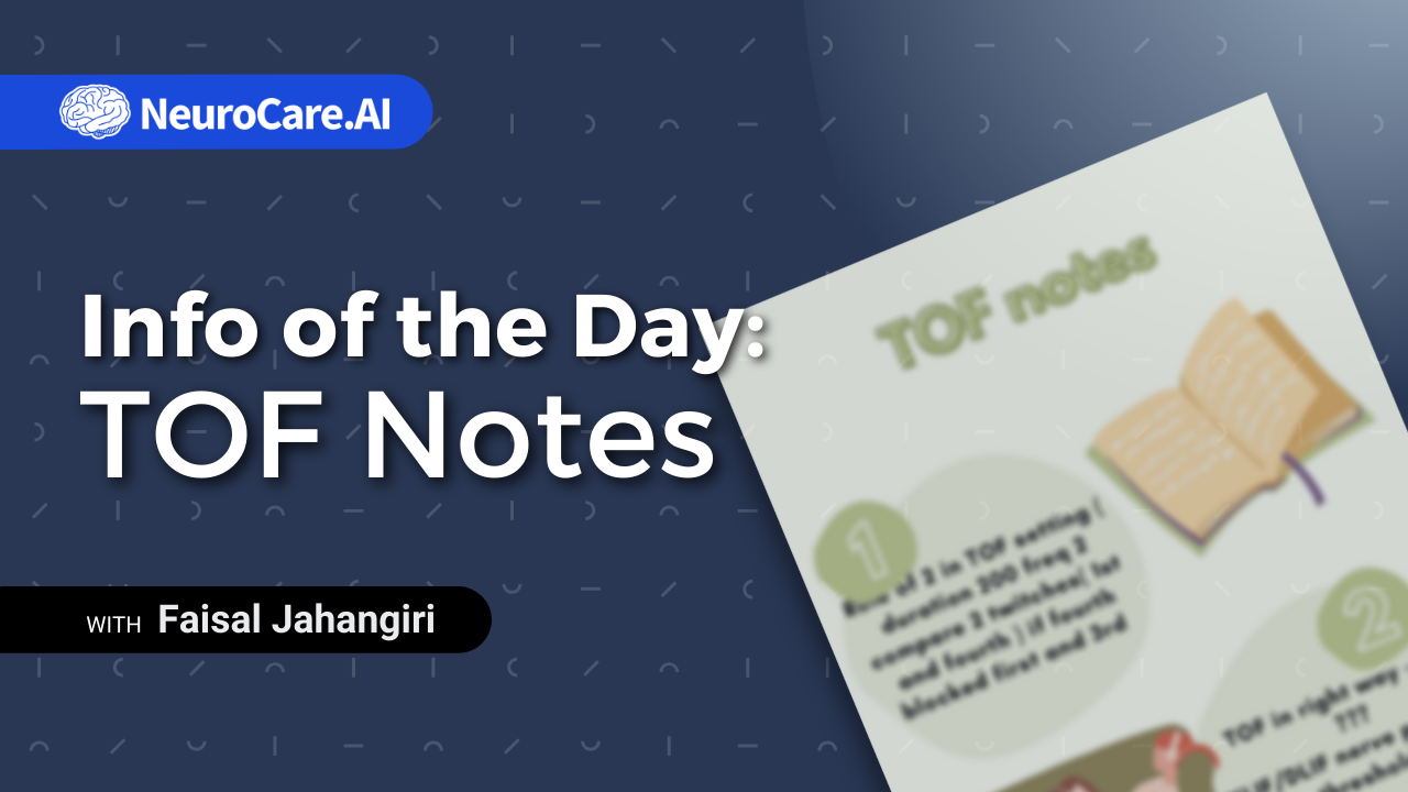Info of the Day: "TOF Notes”