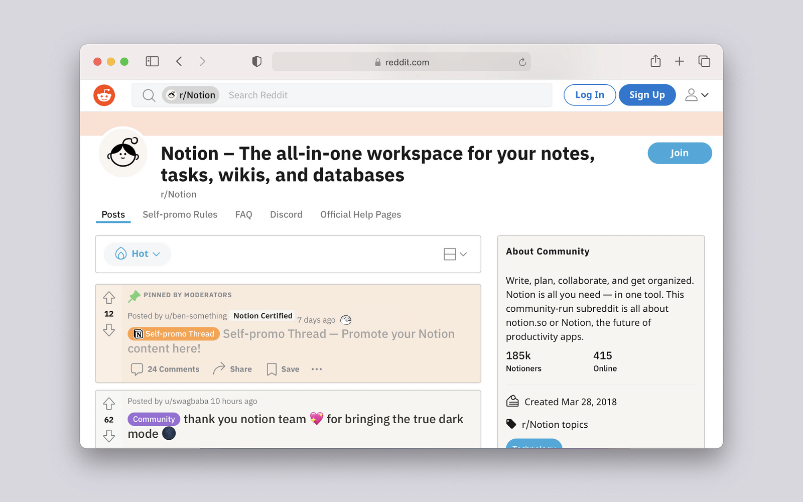 Get Reddit flair and build alongside the r/Notion community. 🔗
